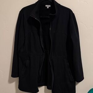T by Talbots fleece lined zip up jacket